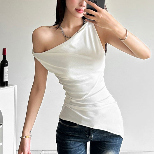 Celine Off-Shoulder Tee
